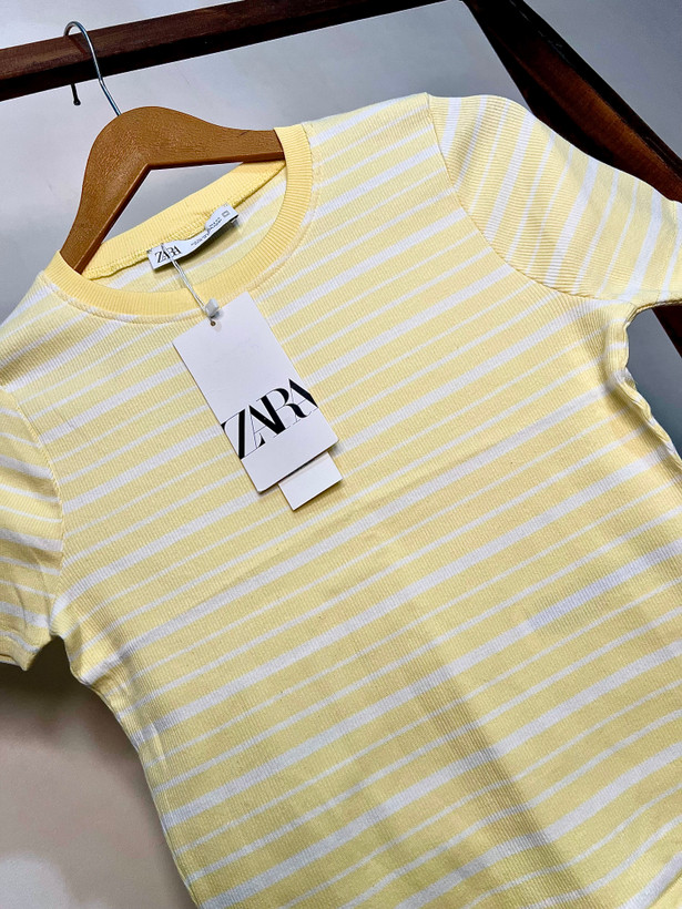 تیشرت راه راه زارا مدل Zara yl